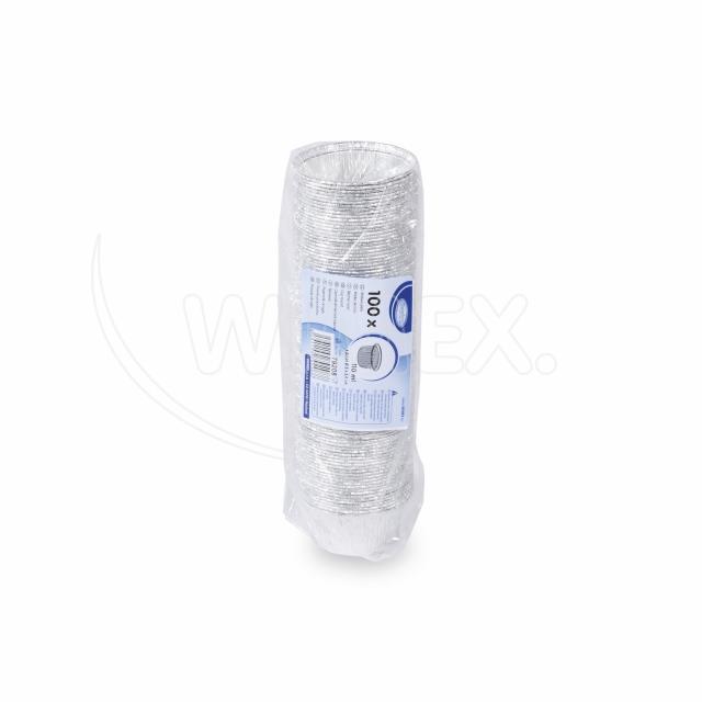 Alu-Becher rund Ø 80 x 36 mm 110 ml, Packung mit 100 Stück