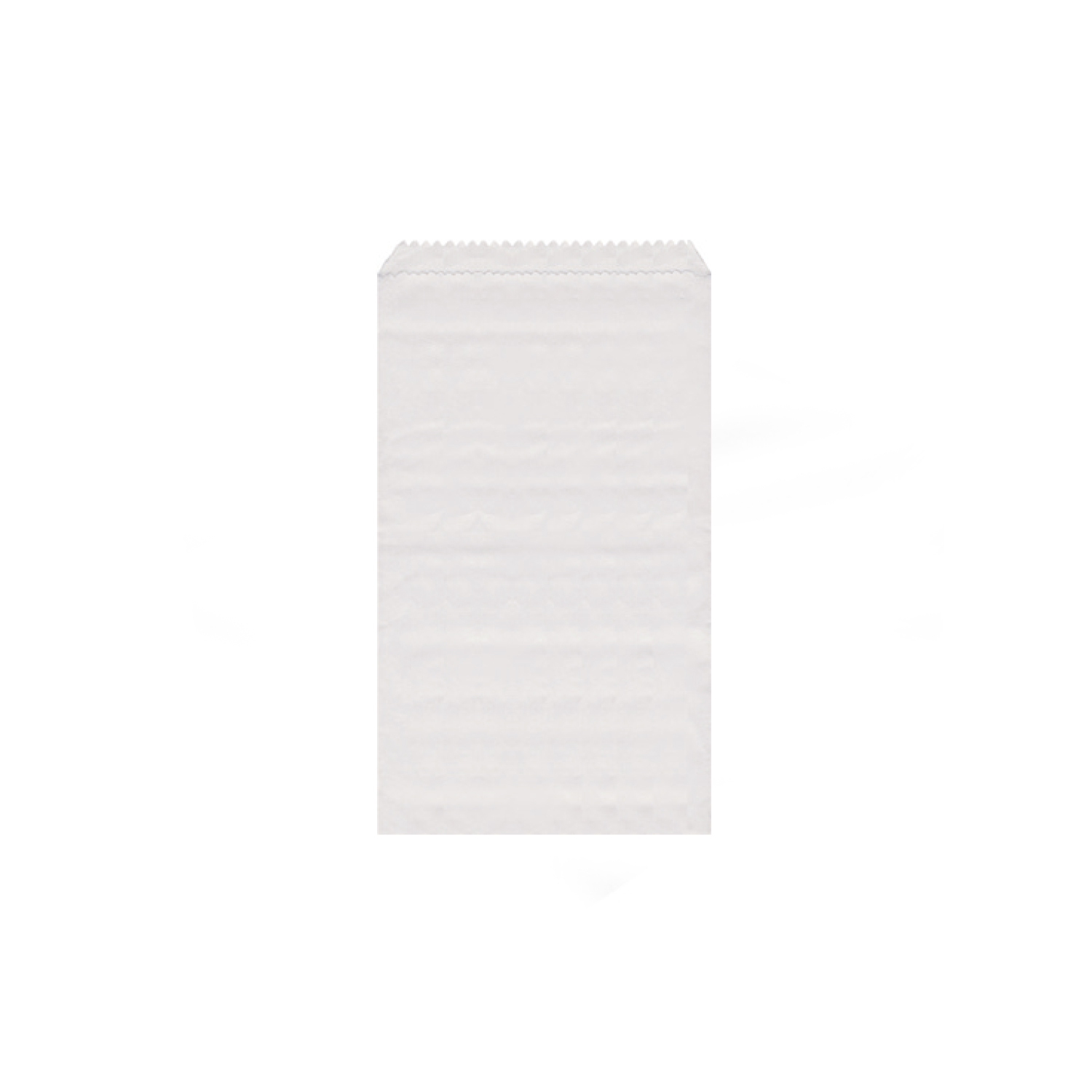 Papier Flachbeutel PAP weiss 11 x 17 cm, Packung mit 3000 Stück