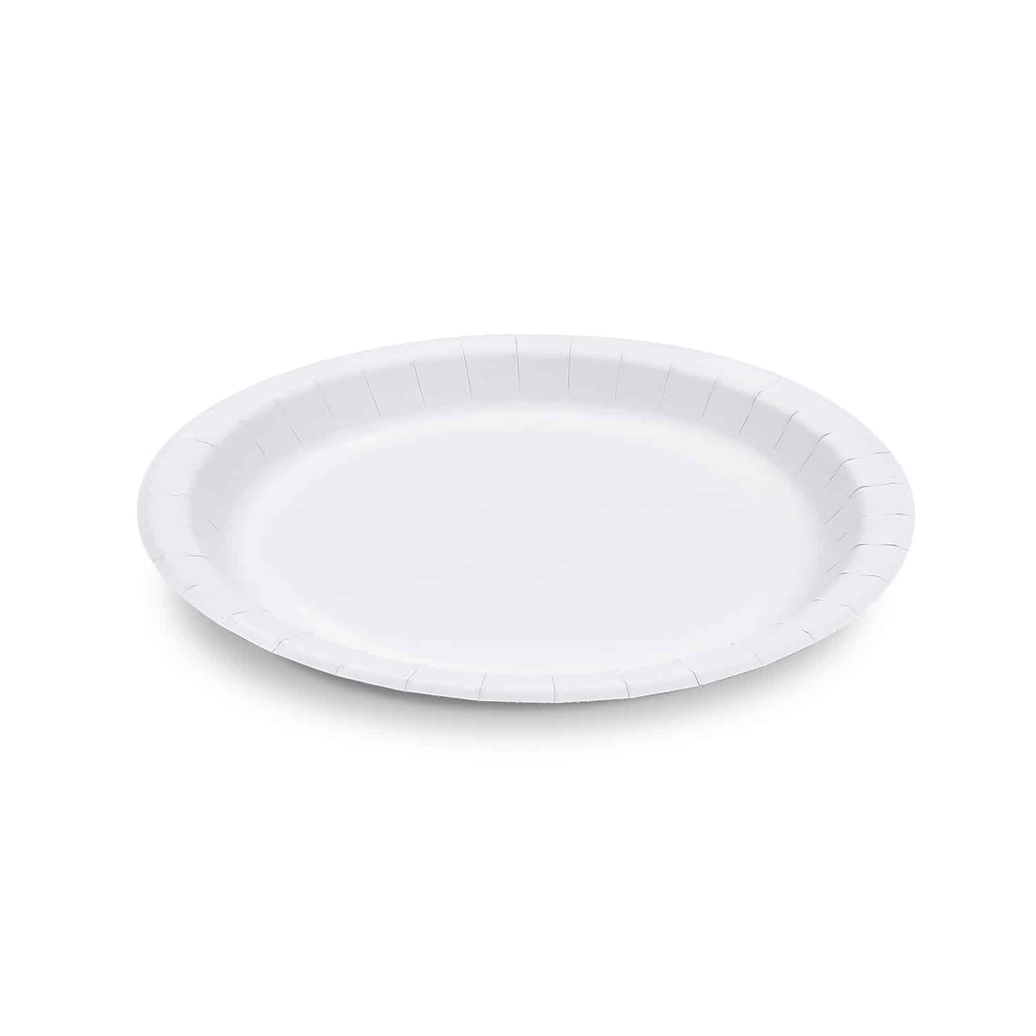 Pappteller FSC Mix extra-stabil weiss Ø 23 cm, Packung mit 100 Stück