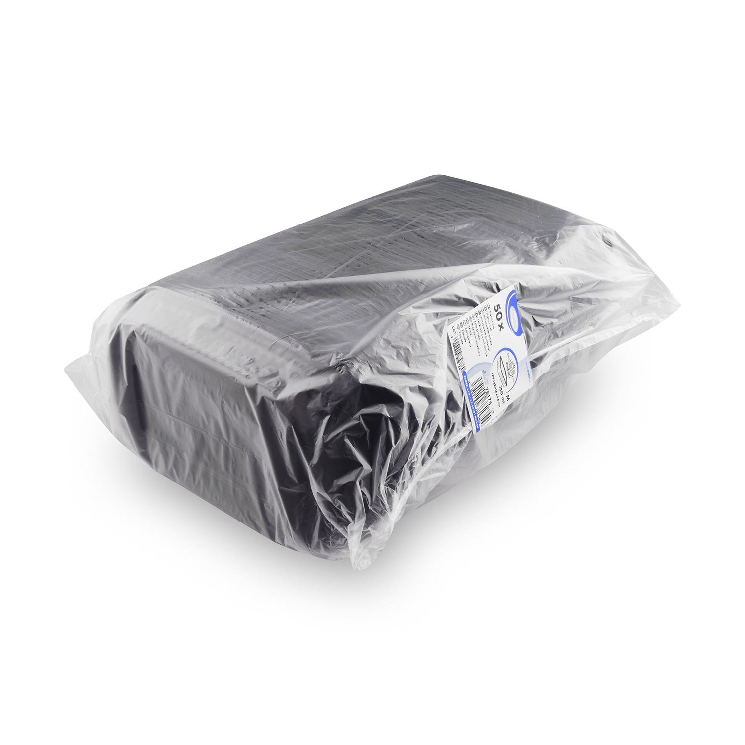 Mikrowellenschale PP ungeteilt schwarz 750 ml 221 x 151 x 34 mm, Packung mit 50 Stück