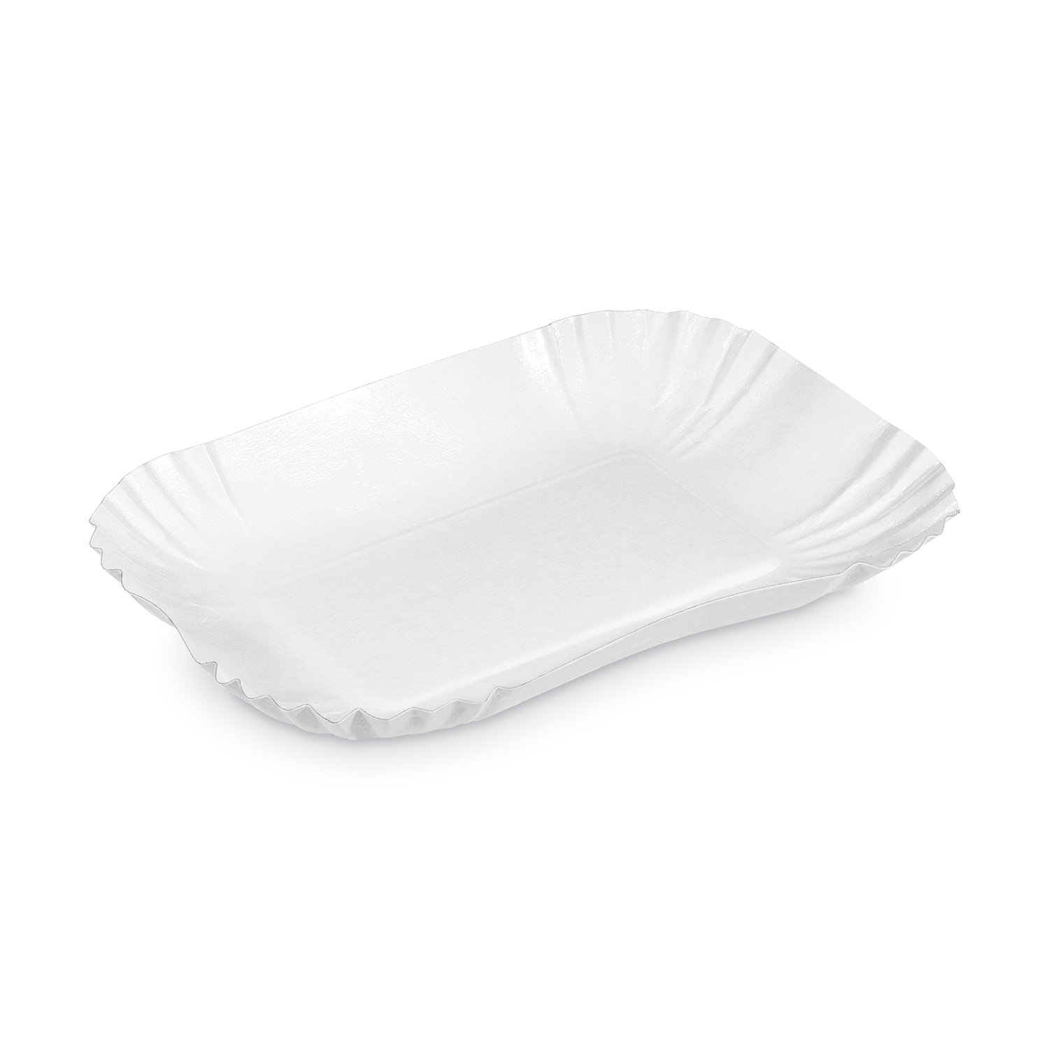 Pappschale FSC Mix fettdicht eckig weiss 17,5 x 13 x 3 cm 250 Stück
