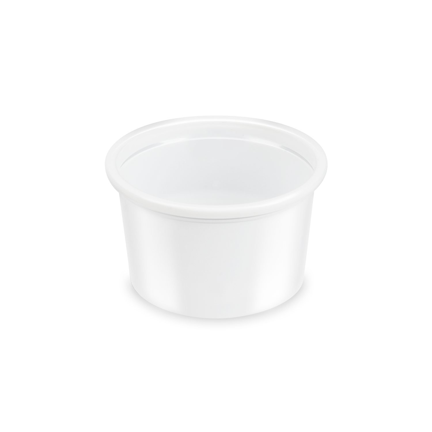 Dressingbecher PP weiss Ø 46 mm 30 ml, Packung mit 50 Stück