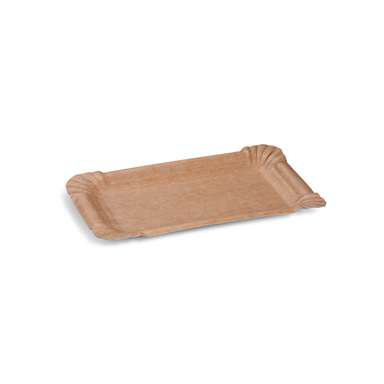 Pappteller FSC Mix fettdicht kraft 10 x 16 cm, Packung mit 250 Stück