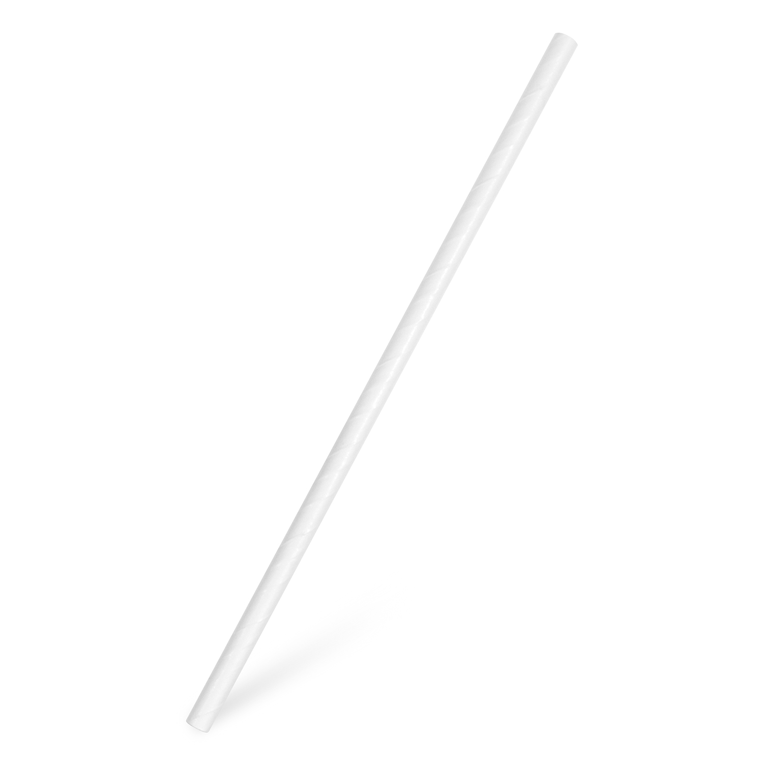 Papiertrinkhalm FSC Mix weiss JUMBO Ø 8 mm x 25 cm, 100 Stück Packung