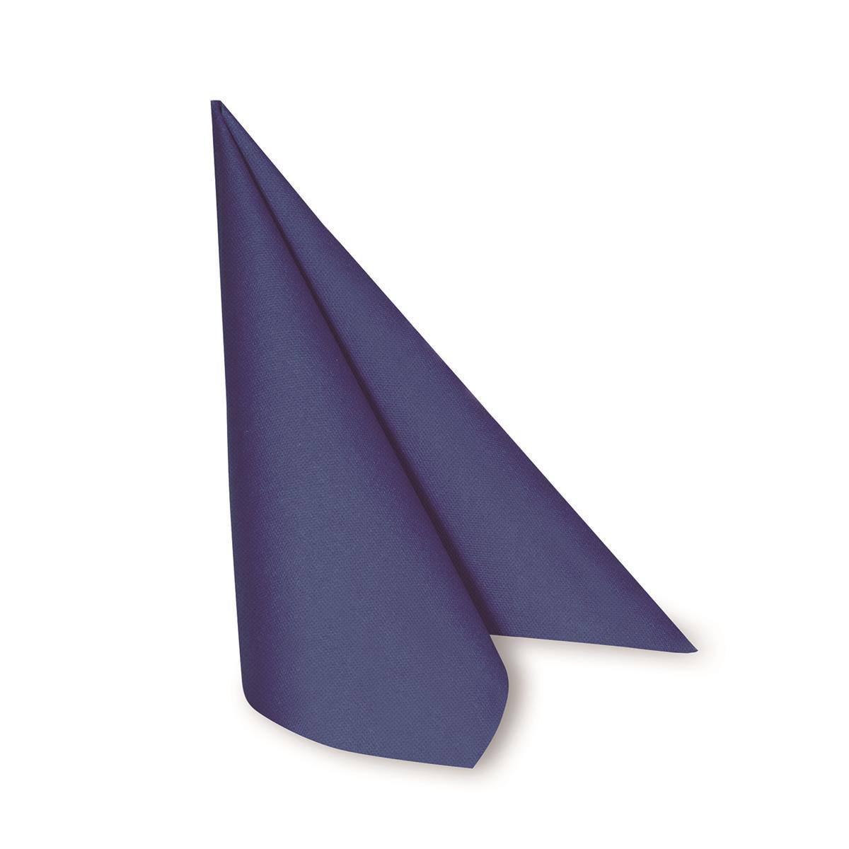 Serviette PREMIUM dunkelblau 40 x 40 cm