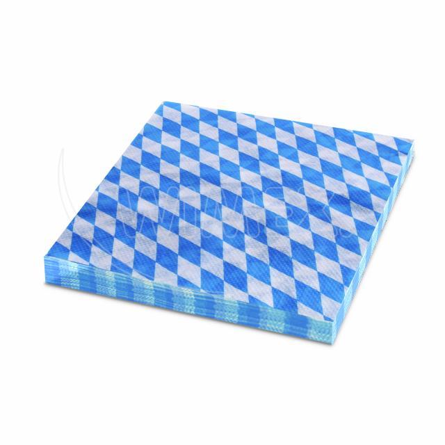 Serviette PAP FSC Mix blaues Motiv 33 x 33 cm, Packung mit 20 Stück