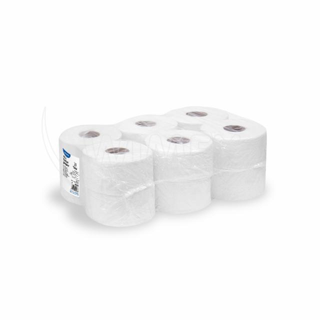 Toilettenpapier 2-lagig PAP FSC Mix weiss JUMBO Ø 18 cm, 100 m, Packung mit 12 Stück