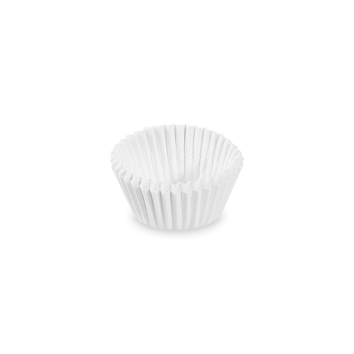 Pralinenkapsel (PAP) weiß Ø24 x 18 mm