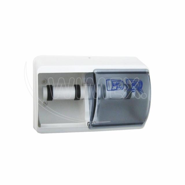 Toilettenpapierspender ABS weiss für Toilettenpapier bis Ø 10,5 cm, Packung mit 1 Stück