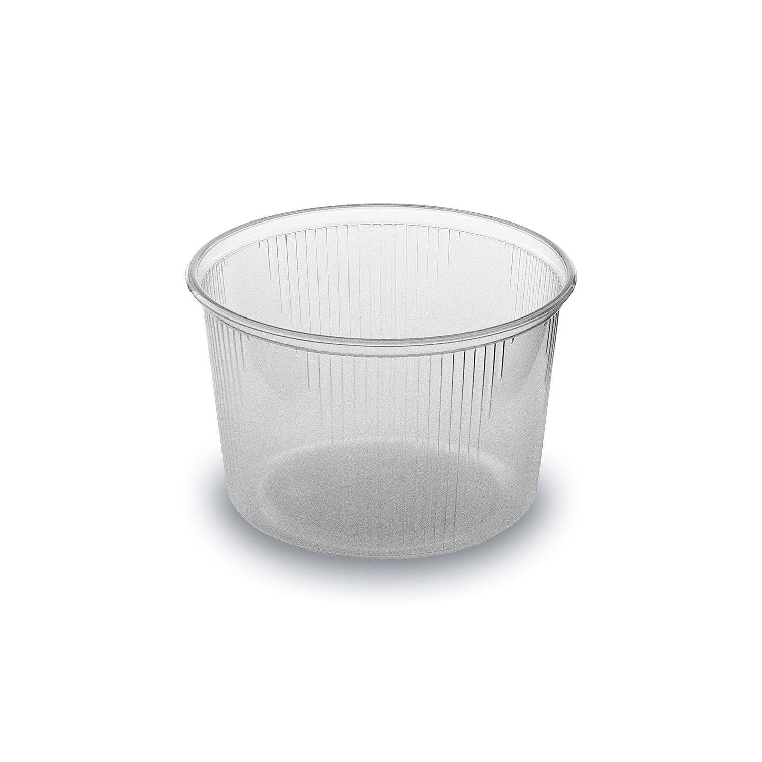 Rundbecher PP klar Ø 101 x 64 mm 300 ml, Packung mit 100 Stück