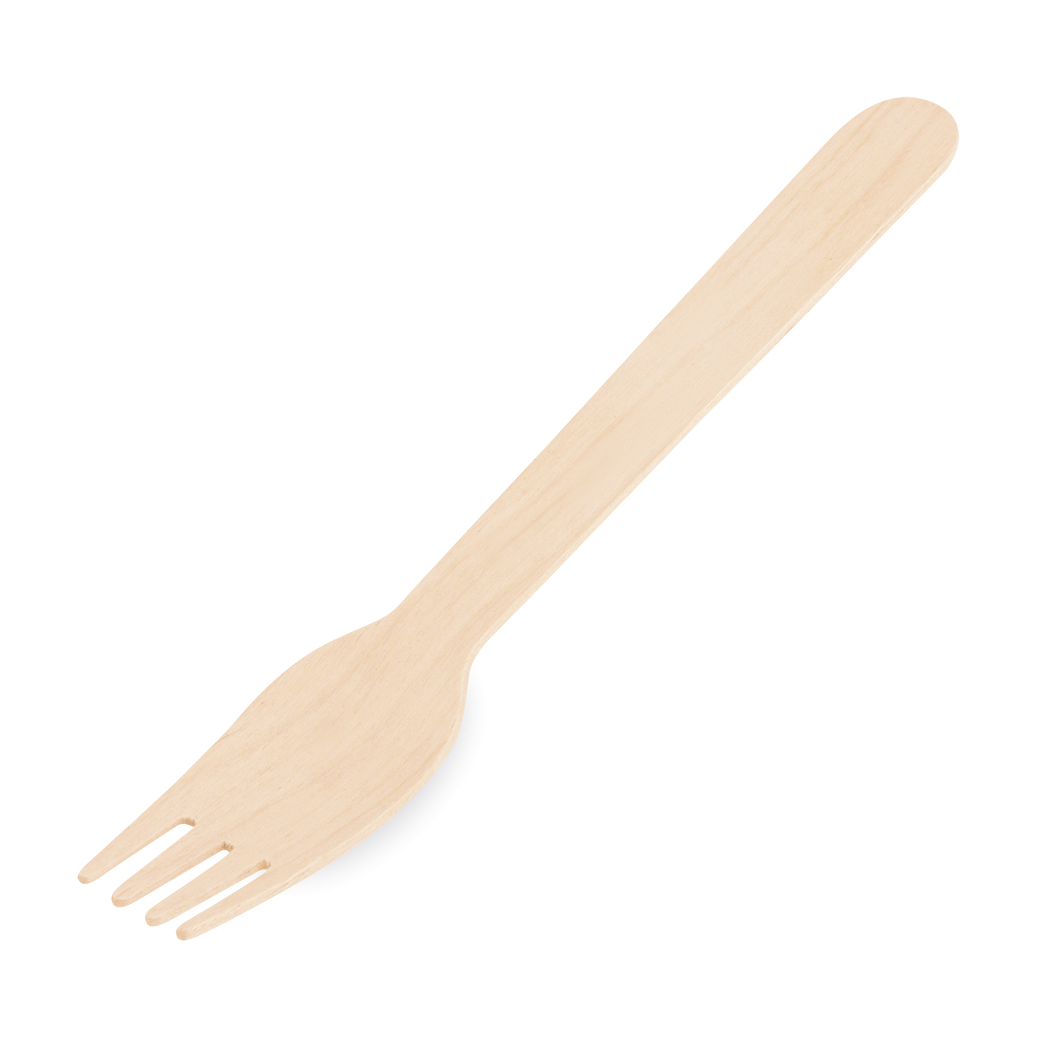 Holzgabel FSC 100% 16 cm natur, Packung mit 10 Stück