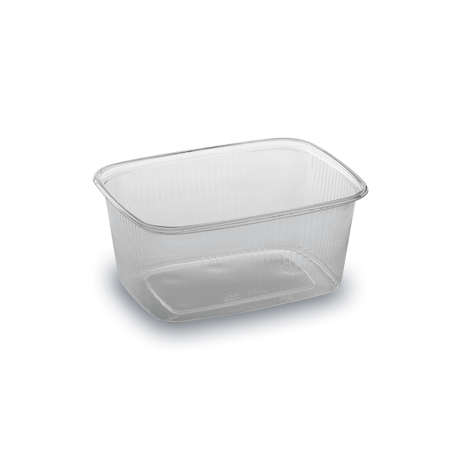 Rechteckbecher PP klar 250 ml 108 x 81 x 50 mm, Packung mit 100 Stück
