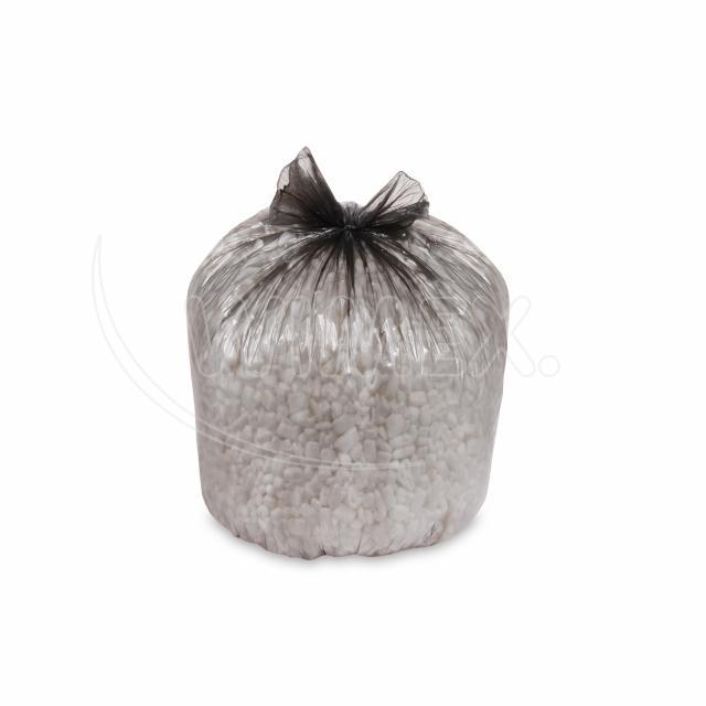 Mülleimerbeutel HDPE schwarz 30 L 50 x 60 cm M, Packung mit 50 Stück
