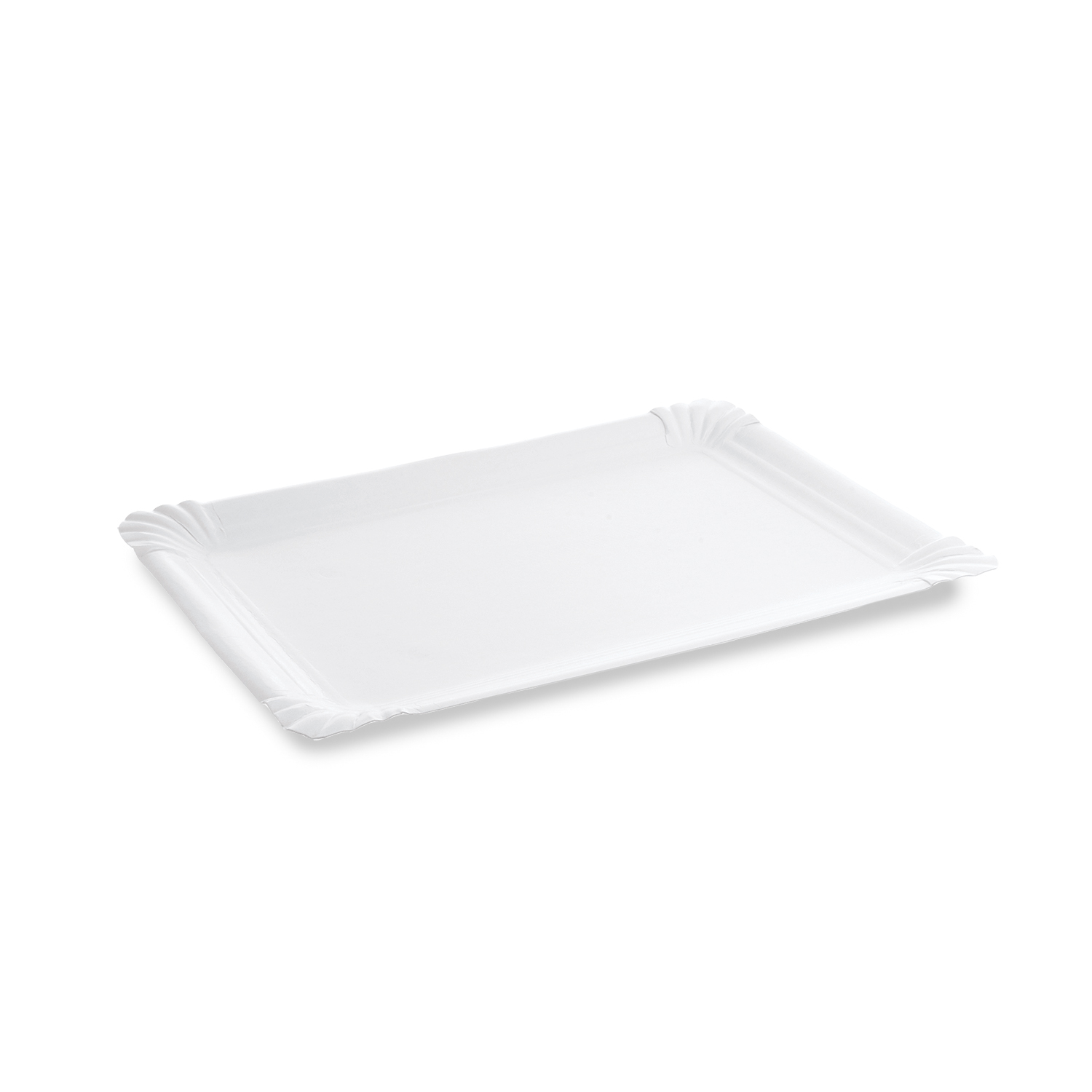 Pappteller weiß 21 x 29 cm RECY Pappteller weiß 21 x 29 cm RECY