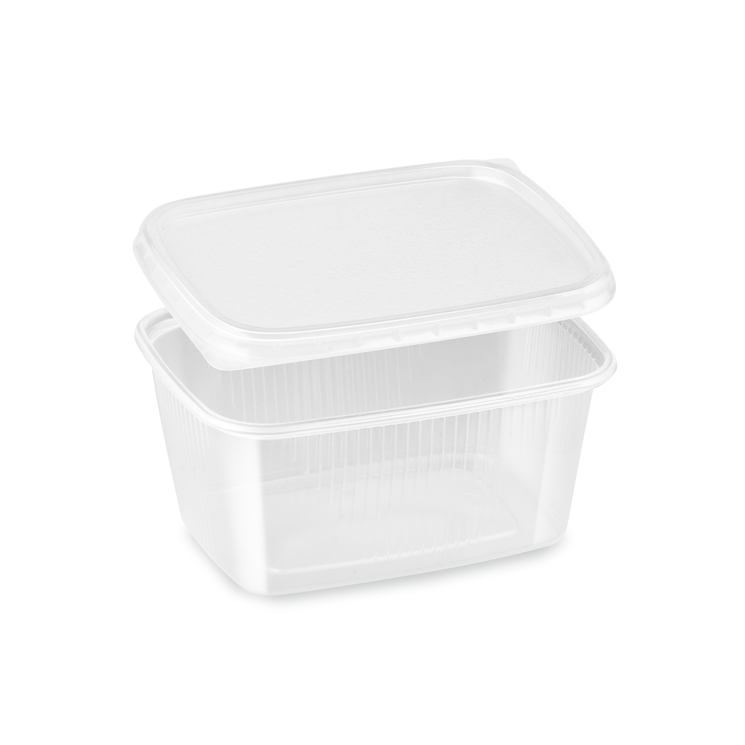 Rechteckbecher PP klar 250 ml, Packung mit 250 Stück