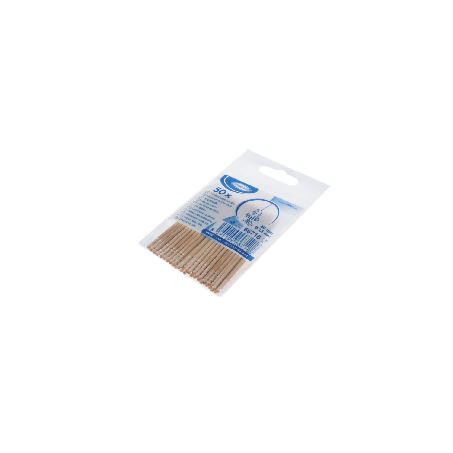 Holzspiess FSC 100% natur, Packung mit 50 Stück