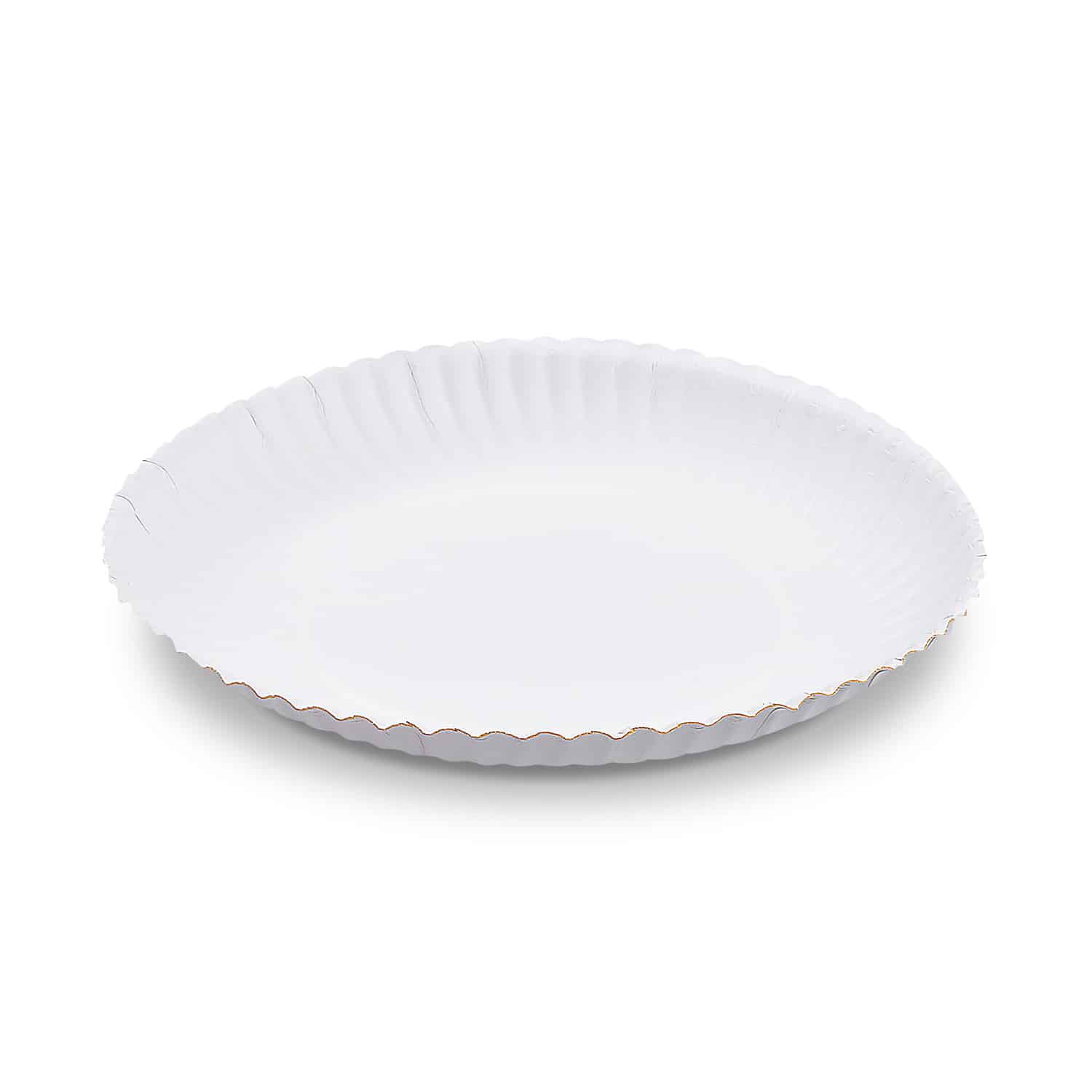 Pappteller FSC Mix tief weiss Ø 22 cm, Packung mit 50 Stück