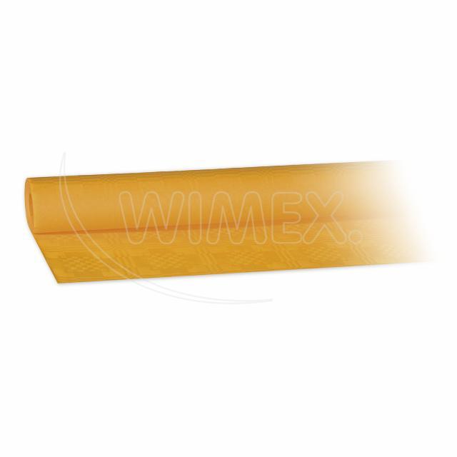 Damasttischtuch PAP gerollt gelb 1,2 x 8 m, Packung mit 1 Stück