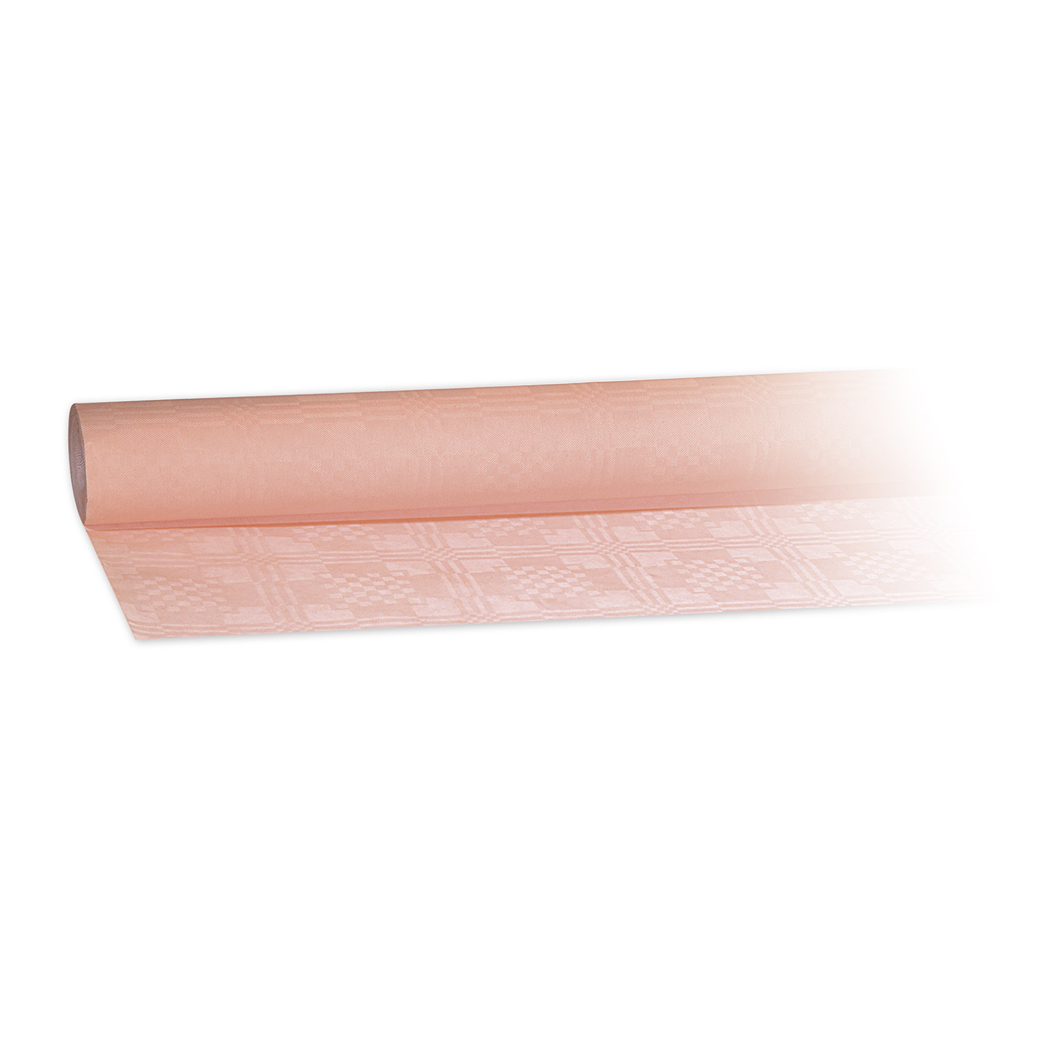 Damasttischtuch (PAP) gerollt apricot 1,2 x 8 m Damasttischtuch (PAP) gerollt apricot 1,2 x 8 m