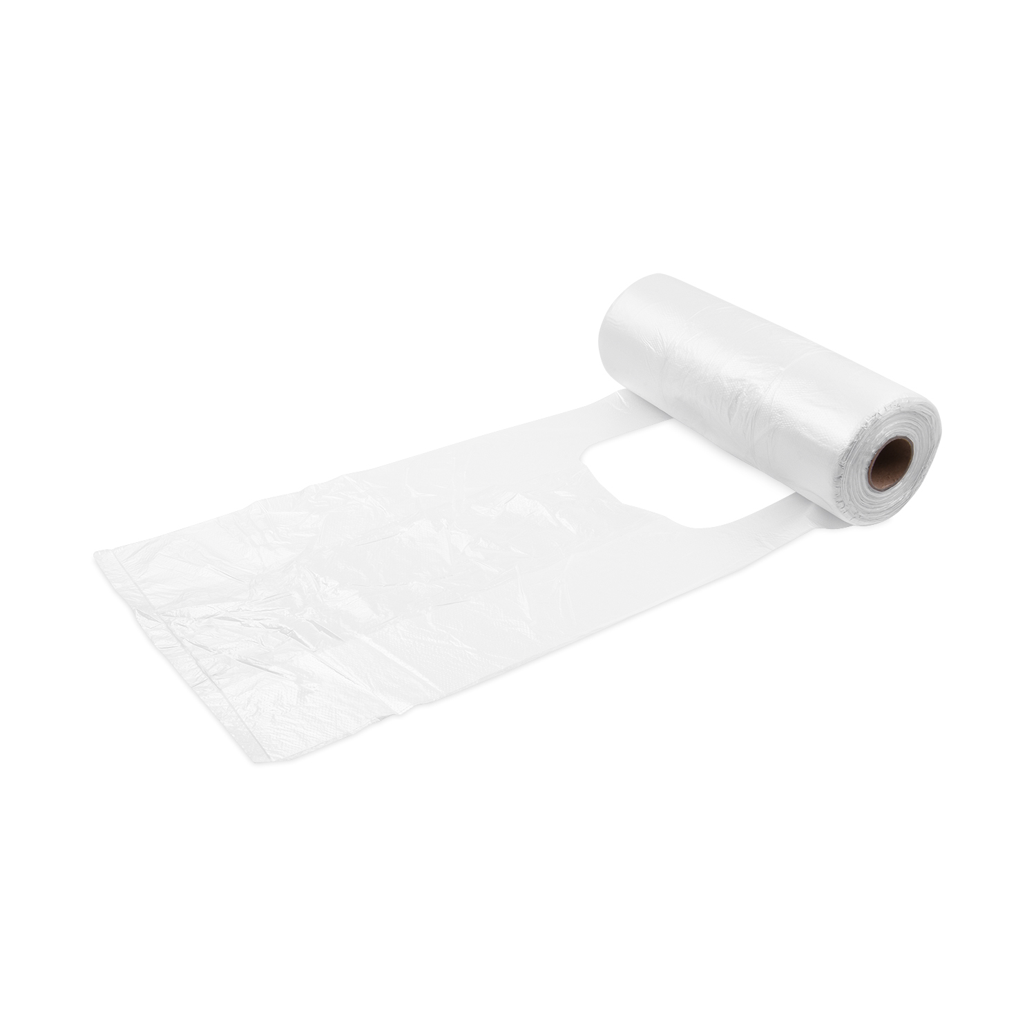 Knotenbeutel (HDPE) gerollt extra-stark transparent `5kg+` Knotenbeutel (HDPE) gerollt extra-stark transparent `5kg+`