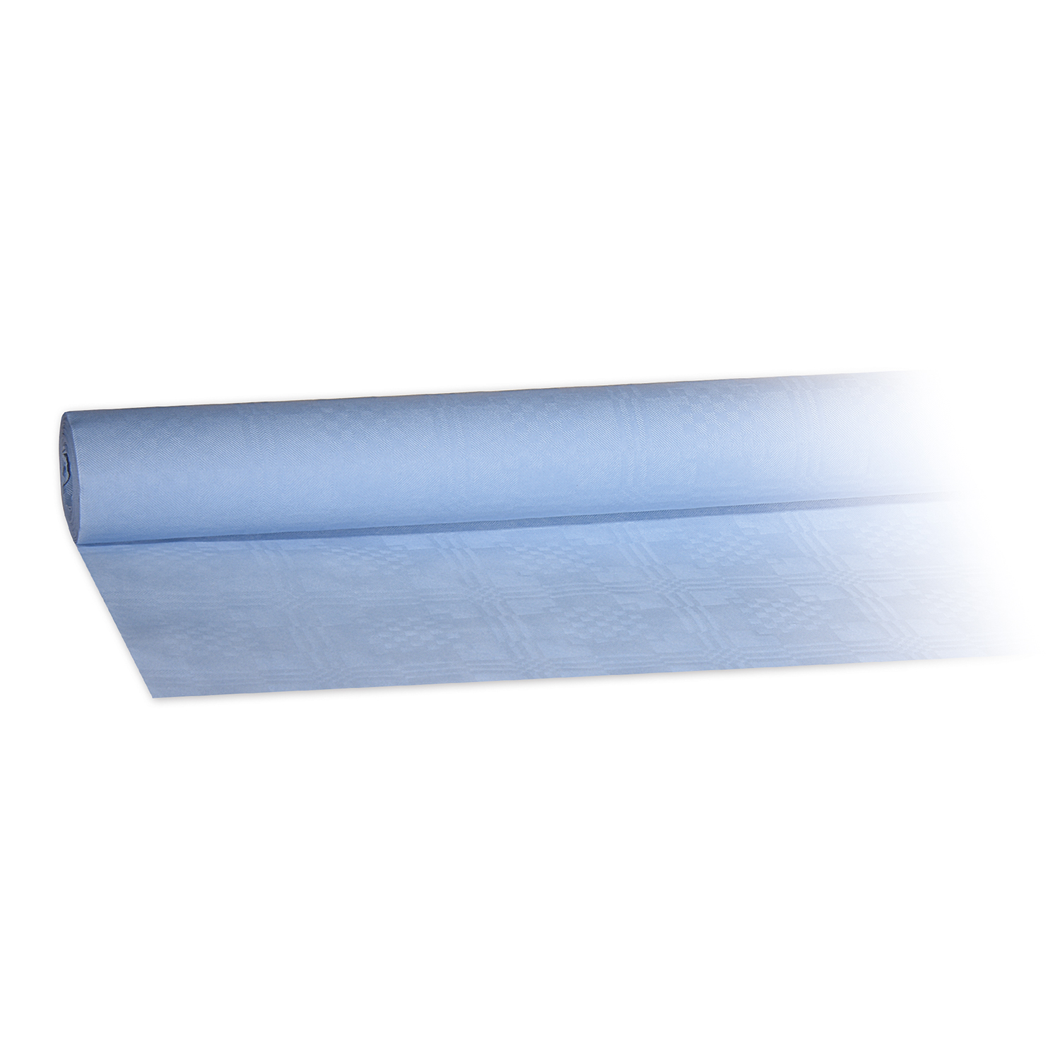 Damasttischtuch (PAP) gerollt hellblau 1,2 x 8 m Damasttischtuch (PAP) gerollt hellblau 1,2 x 8 m