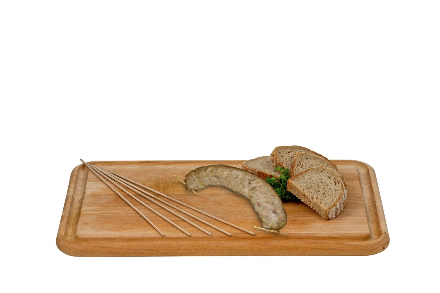 Schaschlikspiess aus Holz FSC 100%, ungespitzt, Ø 2,5 mm x 30 cm, Packung mit 100 Stück