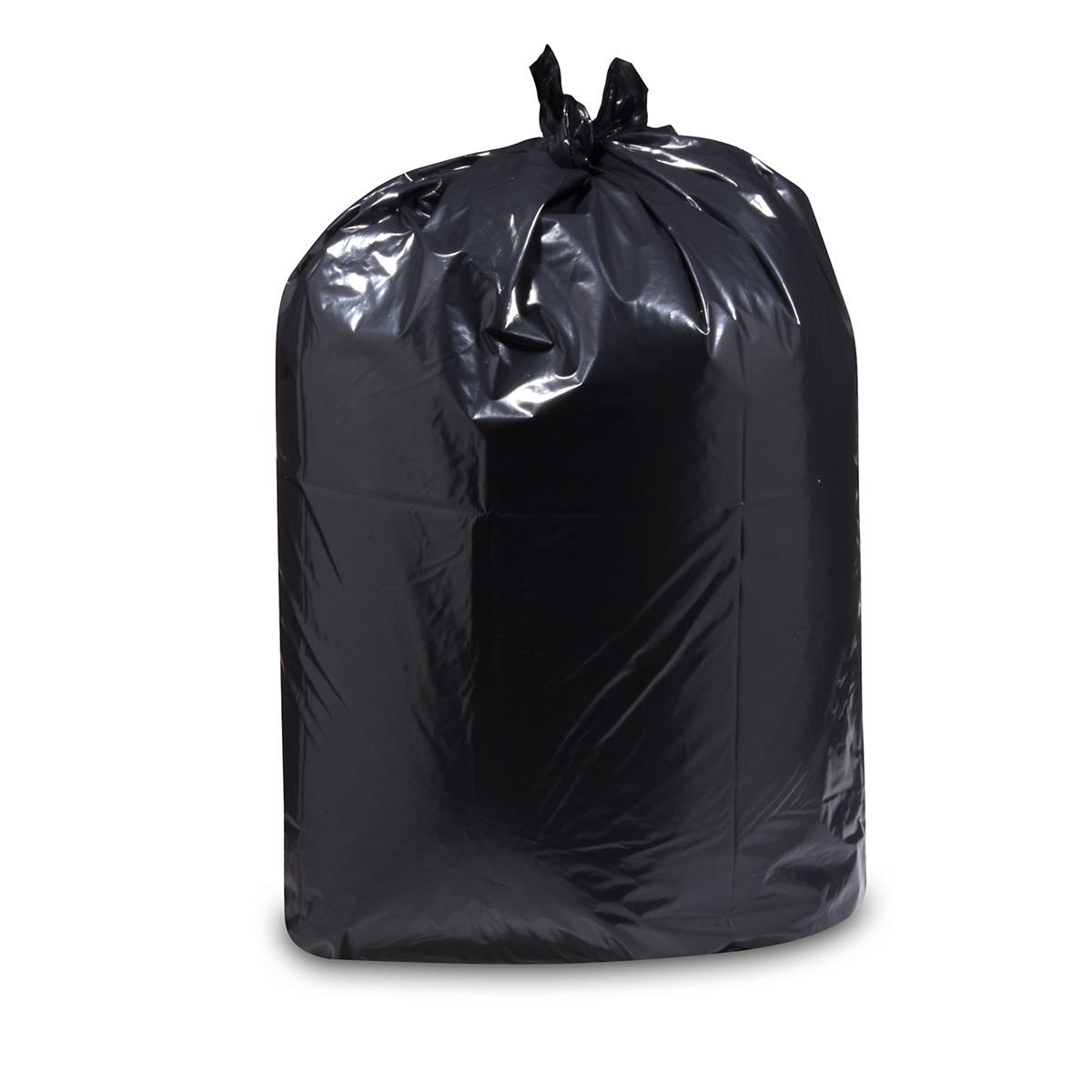 Müllsack LDPE schwarz 100 x 125 cm 240 l, Karton mit 10 Packungen à 10 Stück