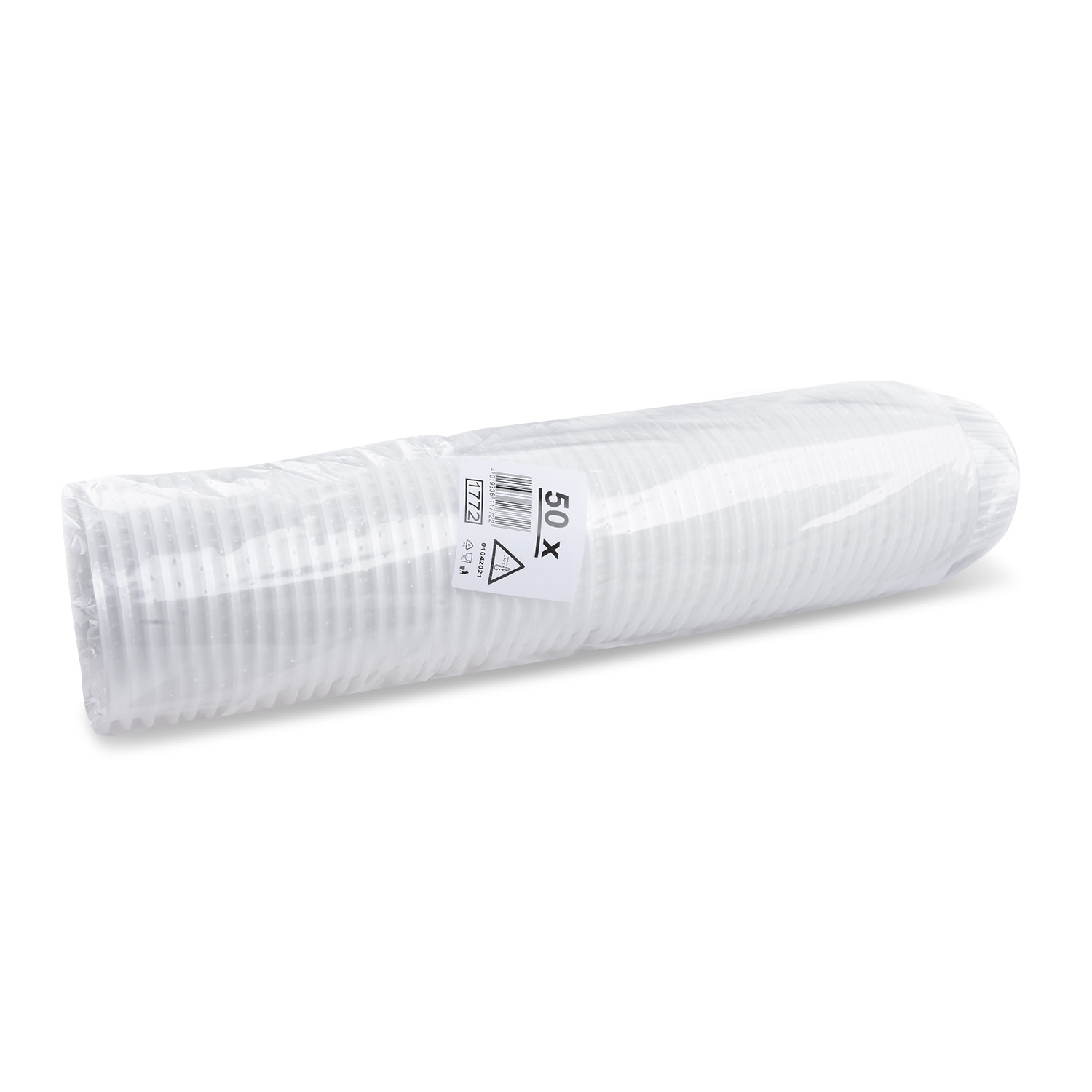 Thermobehälter XPS weiss Ø 127 x 51 mm 340 ml, Packung à 50 Stück