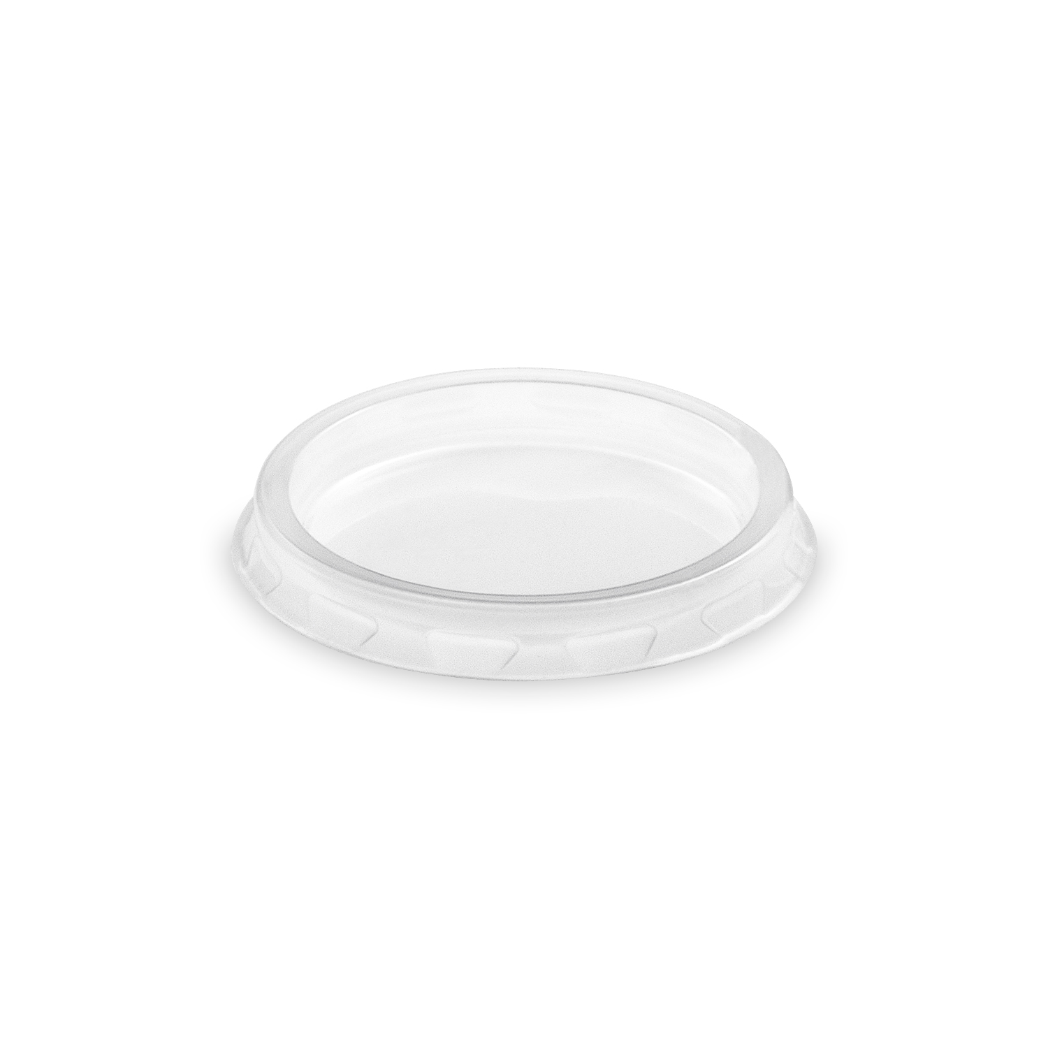 Dressingbecher-Deckel PP klar Ø 46 mm, Packung mit 50 Stück