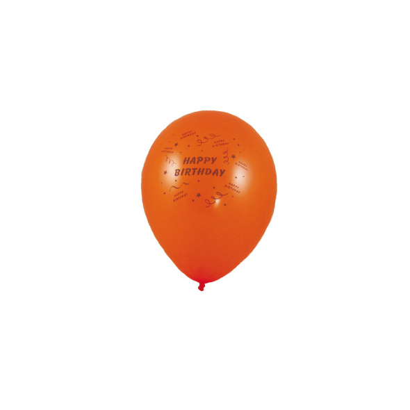 Luftballon "HAPPY BIRTHDAY" bunt gemischt Ø25cm `M`