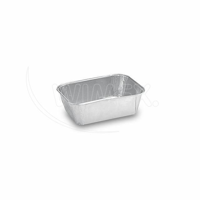 Alu-Schale eckig 149 x 109 x 45 mm 550 ml, Packung mit 50 Stück