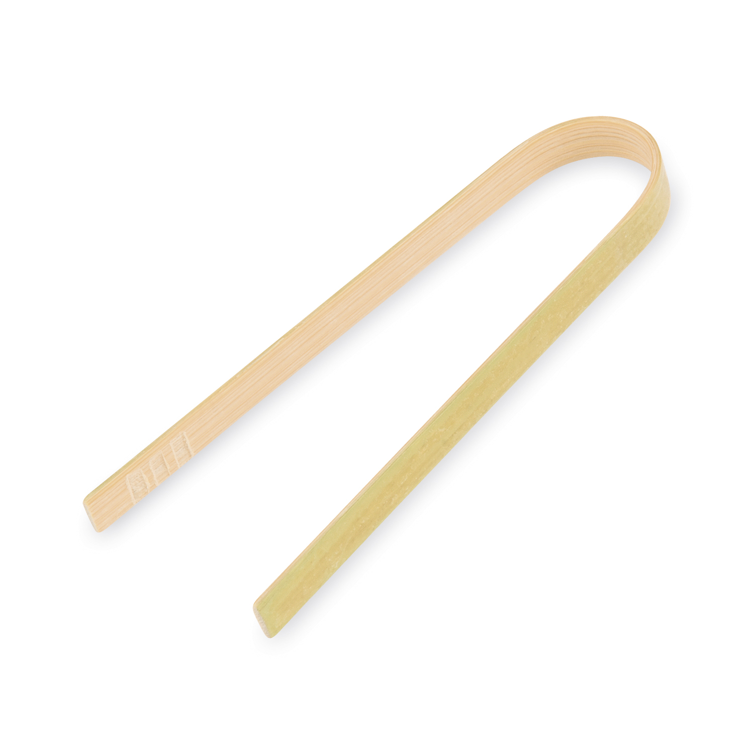 Fingerfood-Zange aus Bambus FSC 100% 10 cm, Packung mit 50 Stück