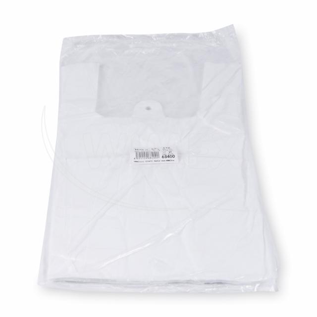 Hemdchen-Tragetasche HDPE weiss 24+11 x 44 cm bis 4 kg, Packung mit 100 Stück