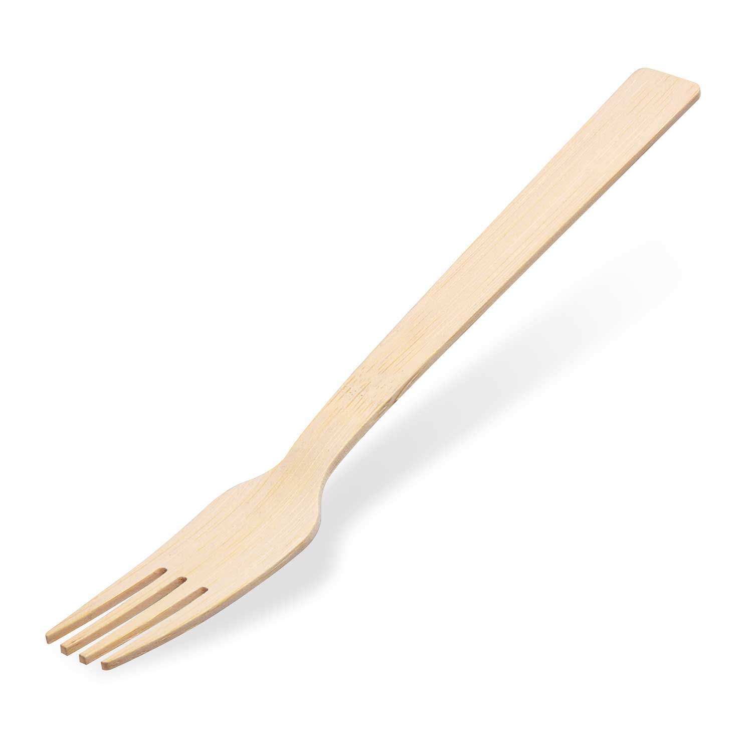 Bambus-Gabel FSC 100% 17 cm natur, Packung mit 100 Stück