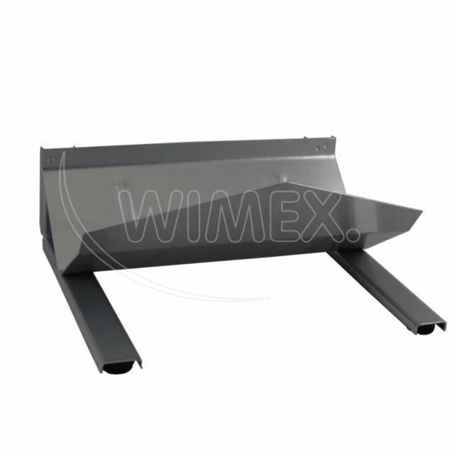 Abrollgerät für perforierte Frischhaltefolien aus Metall, Packung mit 1 Stück