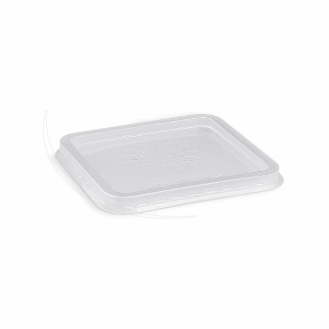 PP-Deckel klar 115 x 115 mm für Rechteckschale Quadroboxx, Packung mit 50 Stück