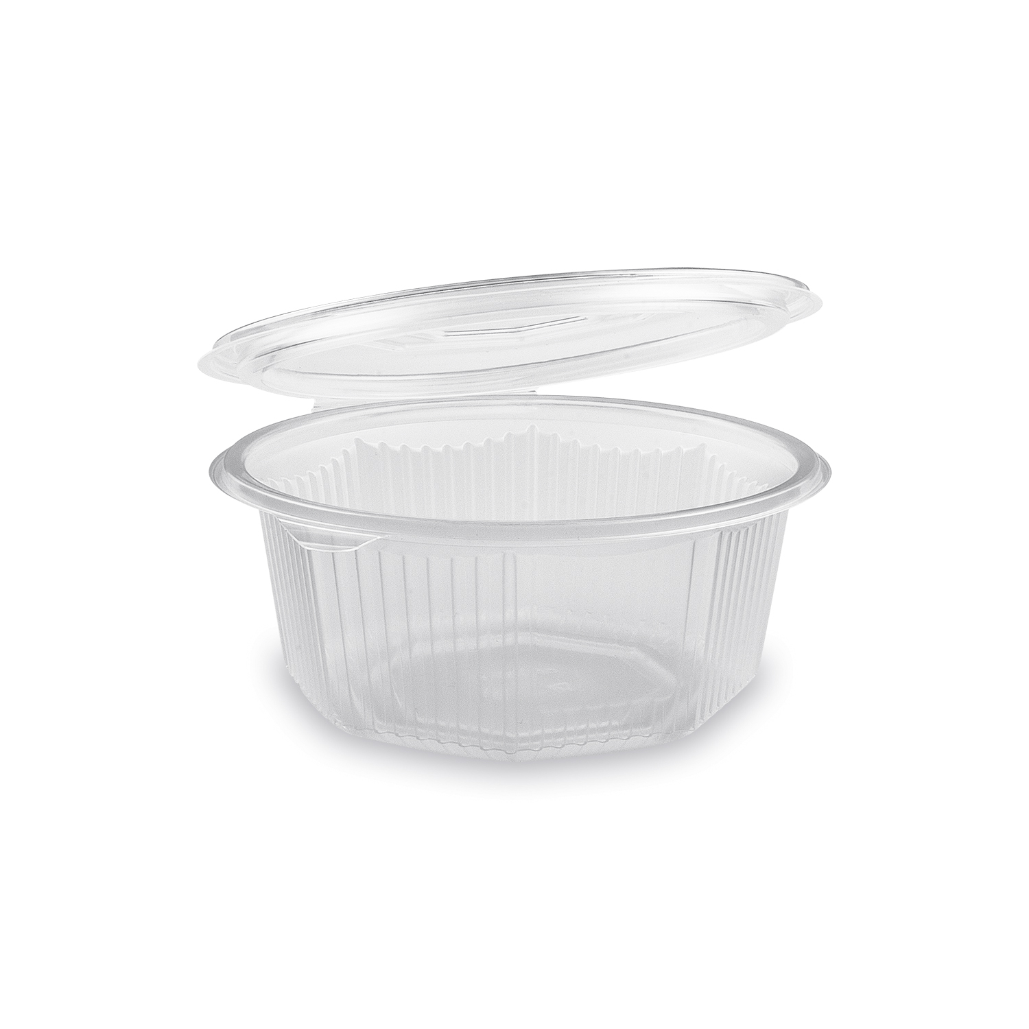 Achteckbecher (PP) mit Deckel klar 750ml Achteckbecher (PP) mit Deckel klar 750ml