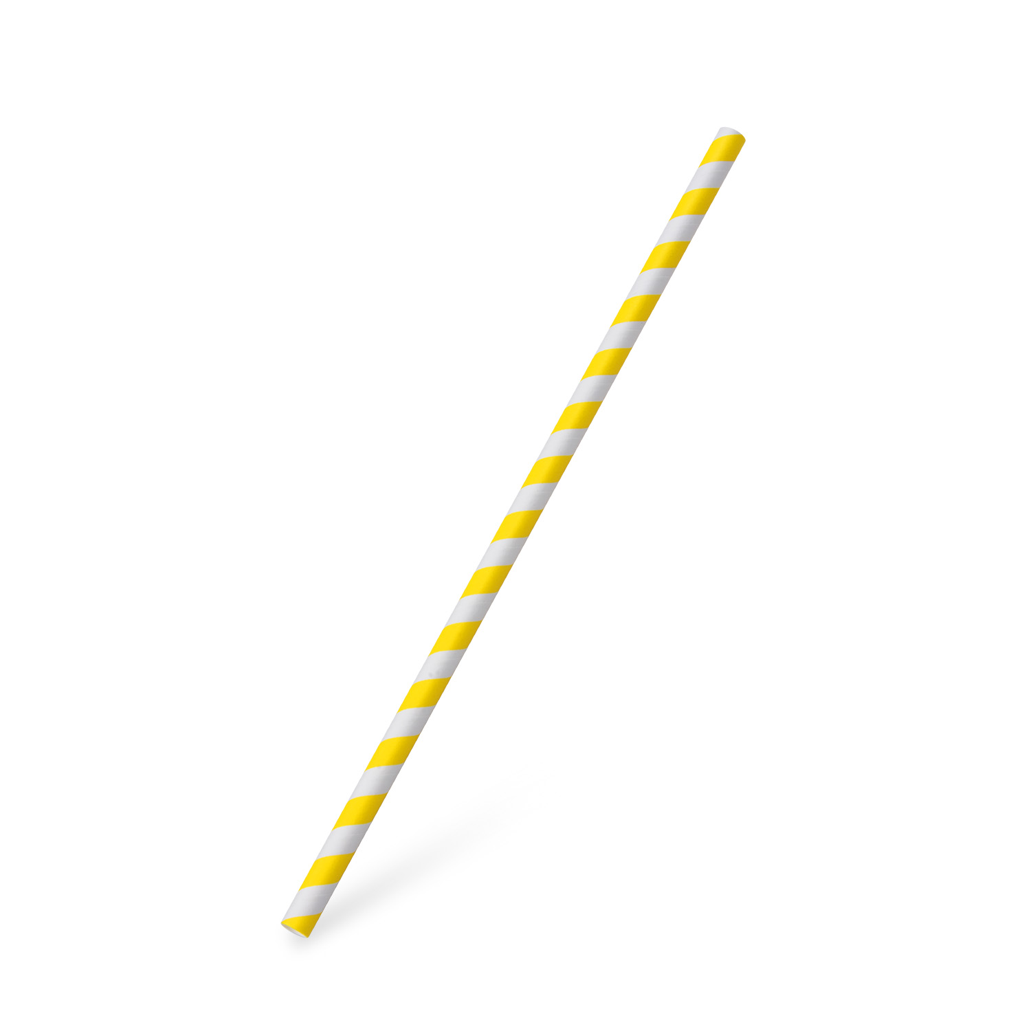 Papiertrinkhalm Spirale gelb `JUMBO` Ø8mm x 25cm Papiertrinkhalm Spirale gelb `JUMBO` Ø8mm x 25cm