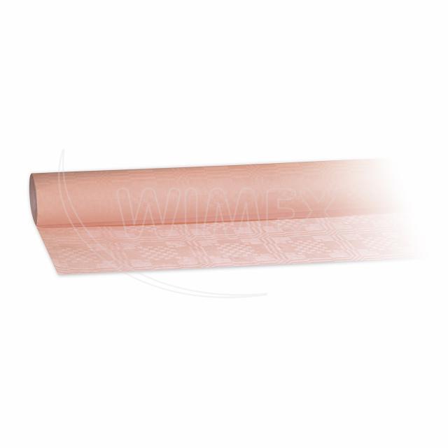 Damasttischtuch aus PAP apricot, 1,2 x 8 m, Packung mit 1 Stück