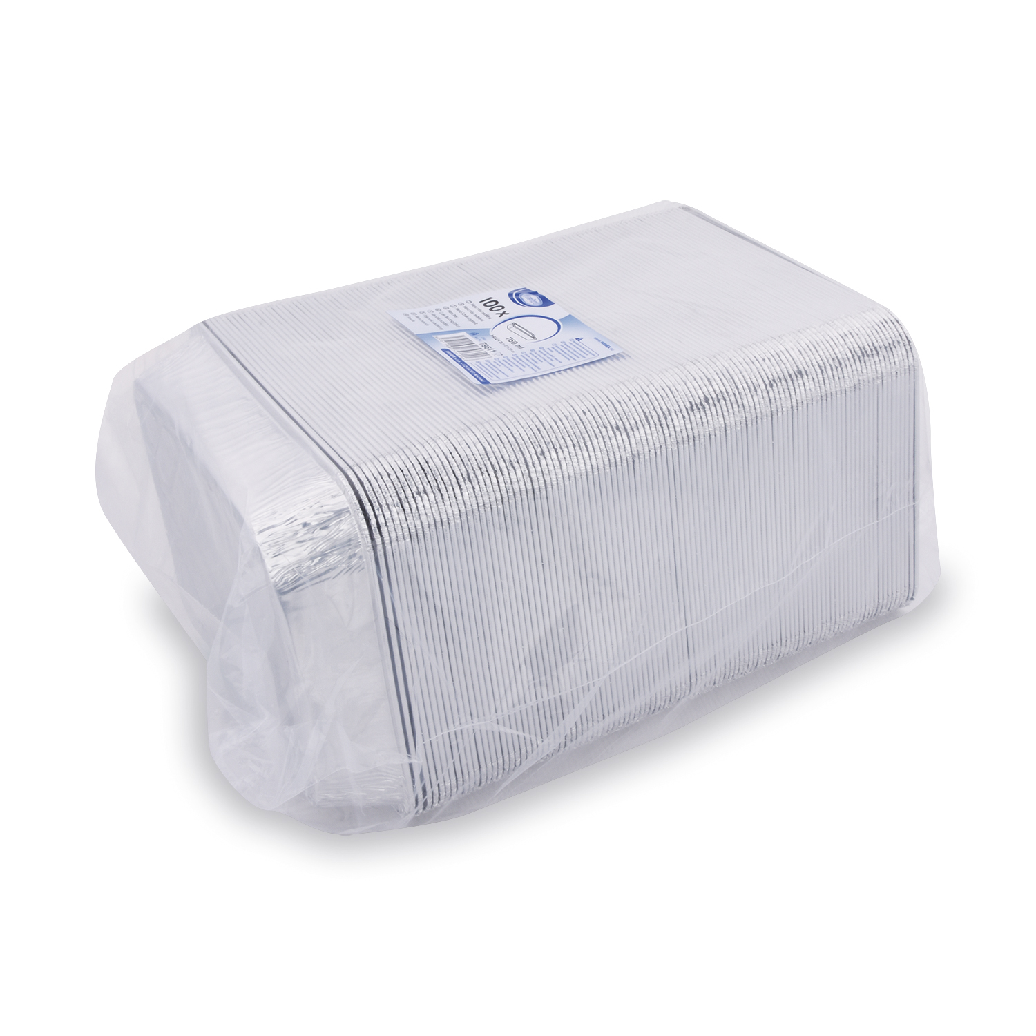 Menü-Schale aus ALU ungeteilt 1155 ml 227 x 177 x 39 mm, Packung mit 100 Stück