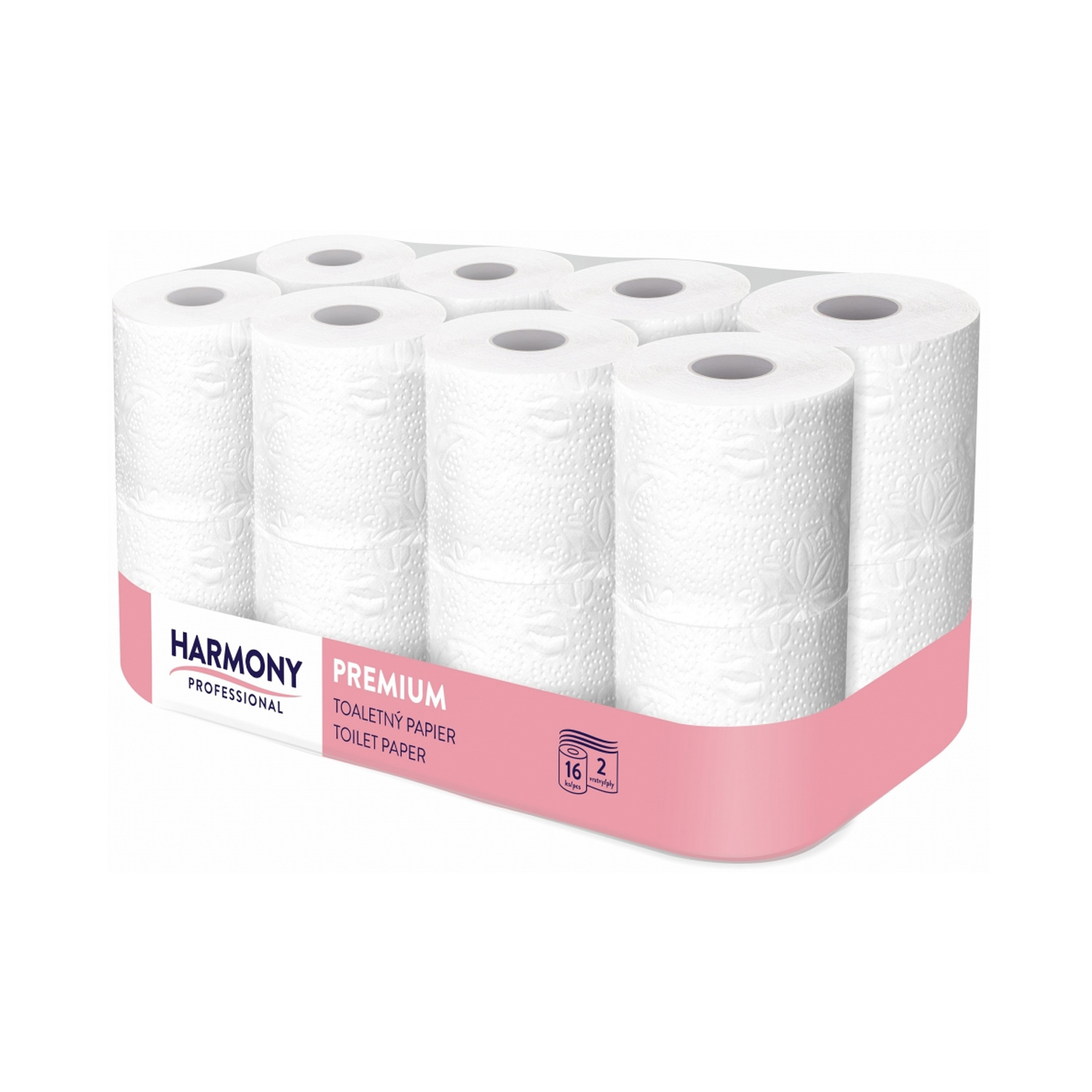 Toilettenpapier 2-lagig weiss Ø 10,5 cm 18,2 m, Packung mit 16 Stück