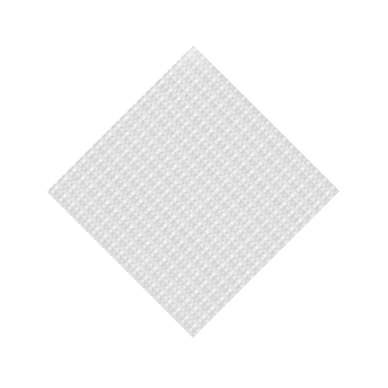 Damastmitteldecke aus Papier weiss 80 x 80 cm, Packung mit 250 Stück