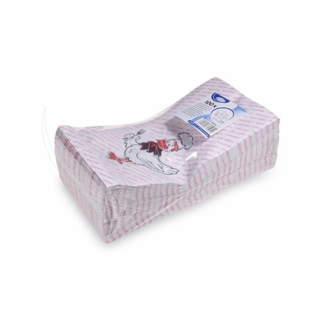 Papierbeutel PAP/PE 15+8 x 30 cm Maxi fettdicht, Packung mit 100 Stück