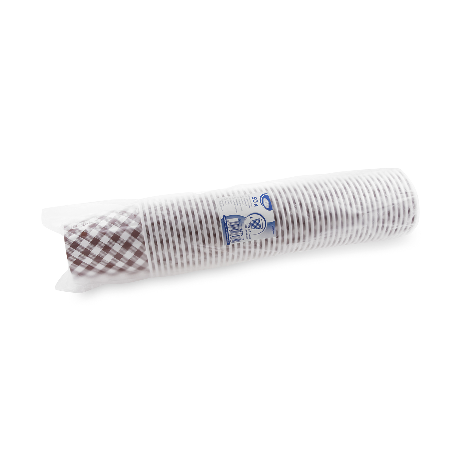 Papierbecher PAP FSC Mix/PE weiss 750 ml Ø 115 mm, Packung mit 50 Stück