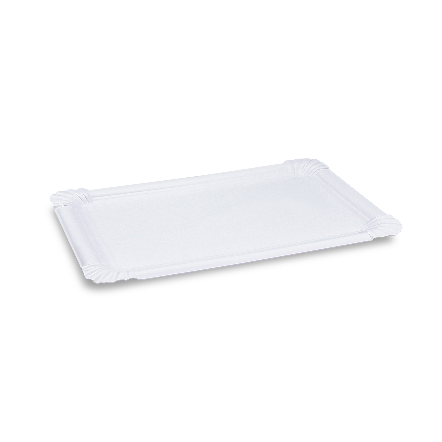 Pappteller weiß 21 x 30 cm Pappteller weiß 21 x 30 cm