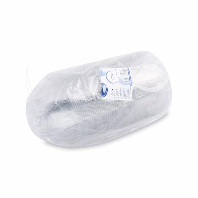 Salatschale rPET klar Ø 199 x 74 mm, 1000 ml, Packung mit 50 Stück
