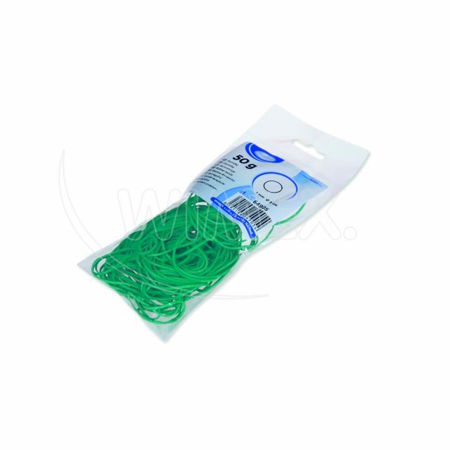 Gummiring grün 1 mm Ø 5 cm, 50 g, Packung