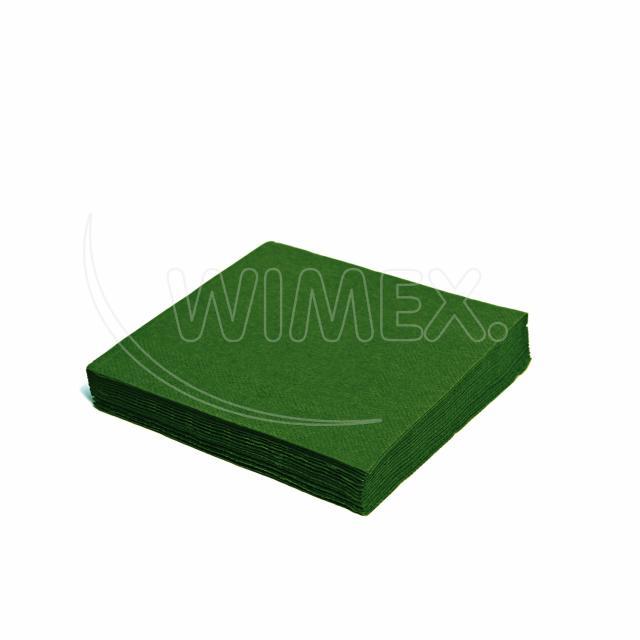 Serviette PAP FSC Mix 33 x 33 cm dunkelgrün, Packung mit 20 Stück