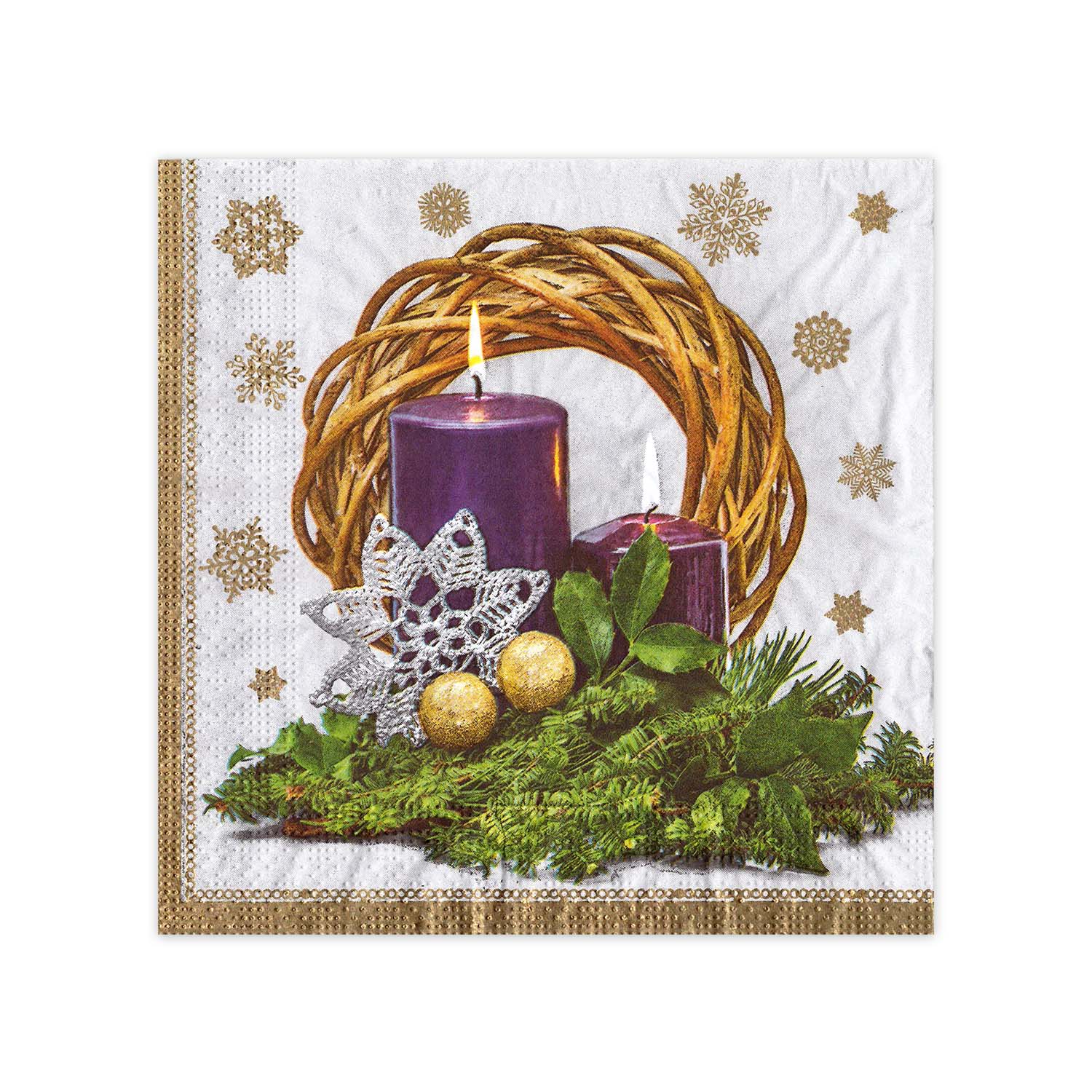 Serviette 3-lagig Weihnachten 33 x 33 cm