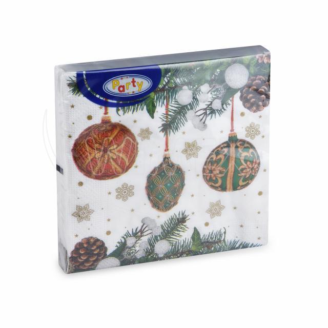 Serviette PAP FSC Mix 33 x 33 cm Weihnachten, Packung mit 20 Stück